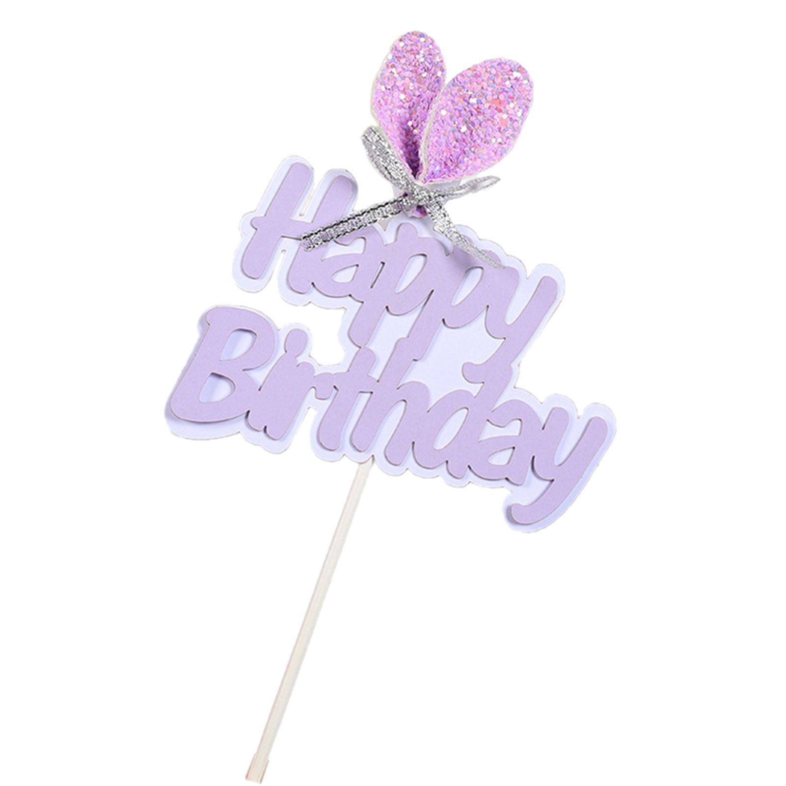 Cake Topper Attractive Happy Birthday Cupcake Topper