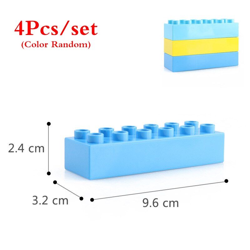 DIY Toy Big Size Building Blocks Swing Dinosaurs Figures Animal Accessories Toys for Children Compatible Doubleingly Kid Toy
