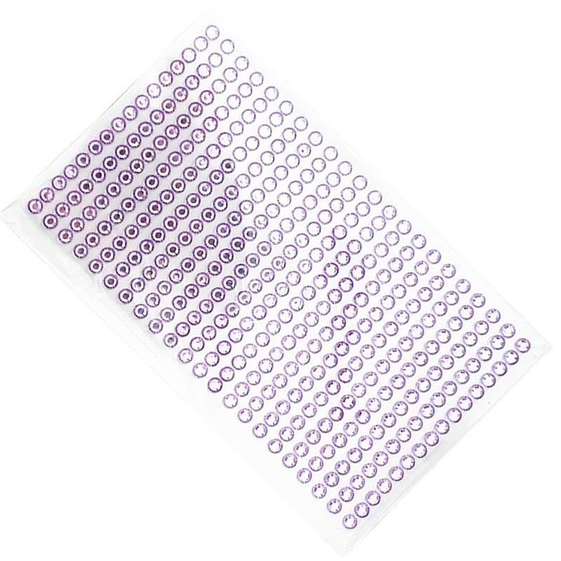 5mm Acrylic crystal Strip Stickers blue Rhinestone Self Adhesive Glass Frame Screen decoration sticker Children's toy sticker
