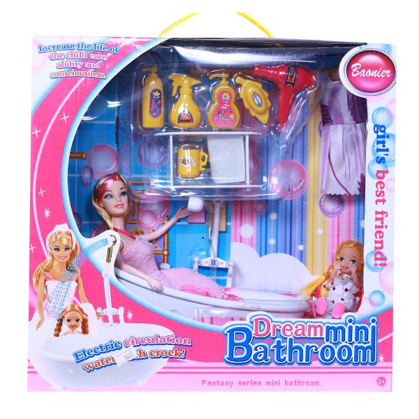 Plastic Dream Mini Bathroom Toy Set