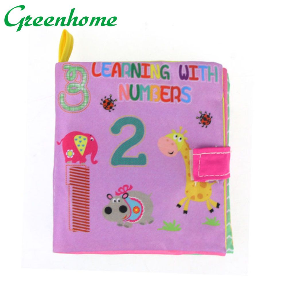 Greenhome Kids Baby Cloth Intelligence Development Early Learning Book Educational Toy