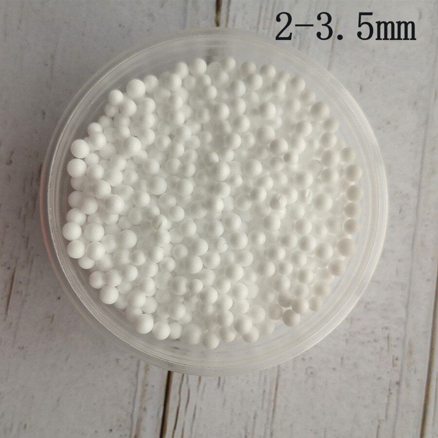 3Boxes Polystyrene Styrofoam Slime Box Foam Beads Snow Mud Particles Accessories Decorative Balls DIY Craft Supplies TOYS BEAD