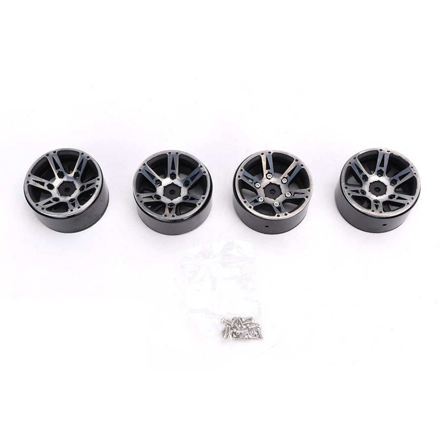 4PCS 5.2cm Metal Wheel Rims Hub Replacement Kits for RC 1:10 Off Road Crawler❤XX