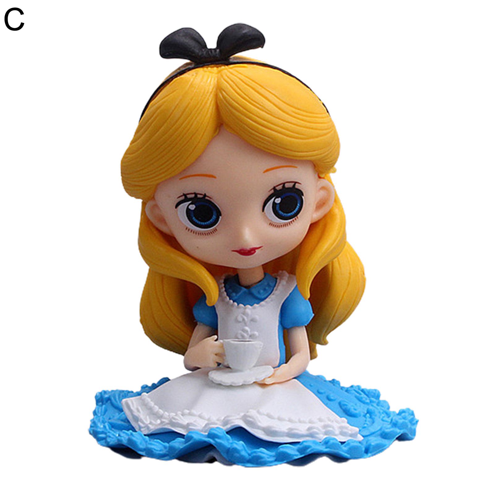 Miniature Figure Decorative High Durability PVC Disney Princess Collection Action Statue for Decoration