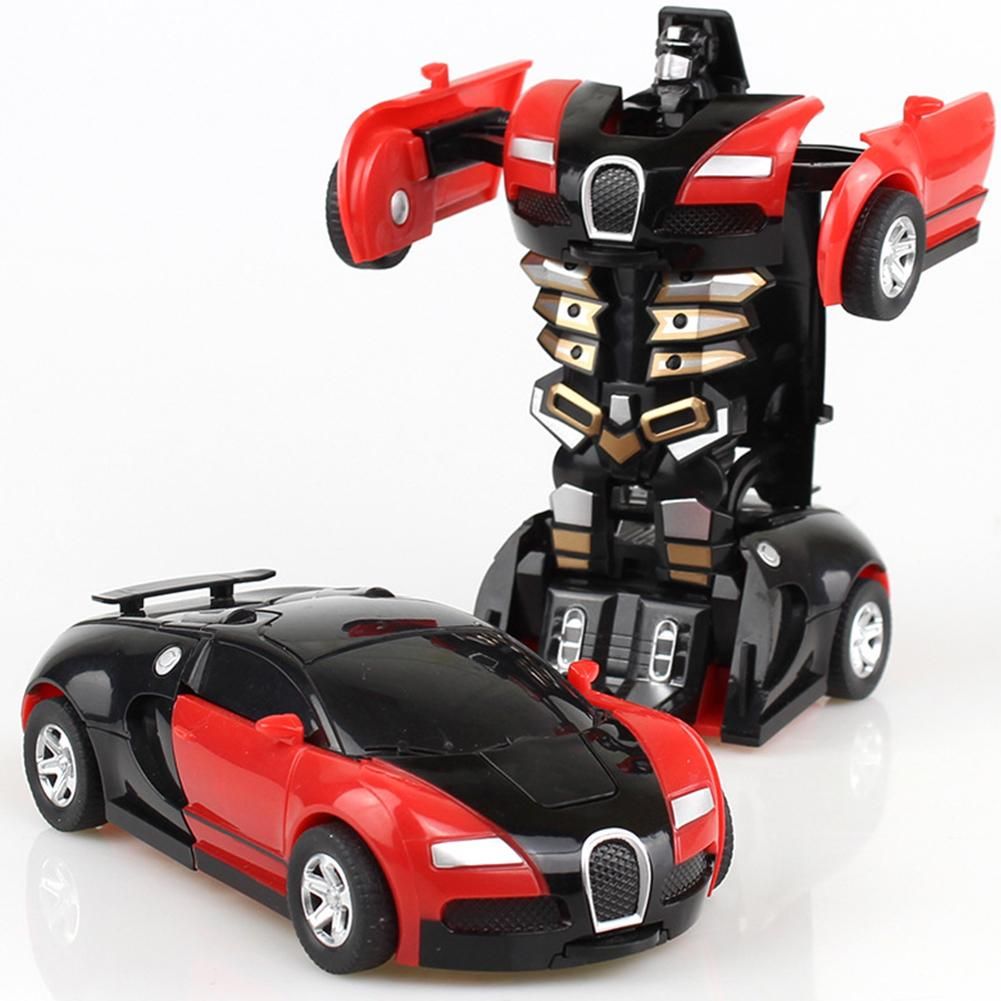 Rescue Bots Deformation Transformer Car One-Step Car Robot   Model Action Figures Toy Transform Car for Kids