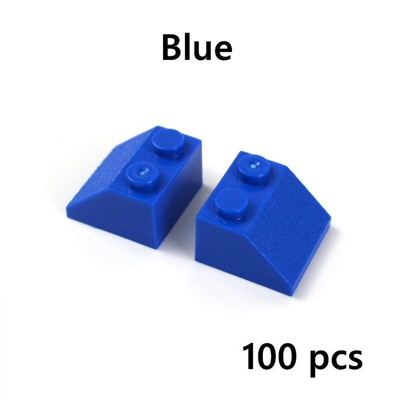 Slope Thick Bricks 1*1 1*2 1*4 1*3 Dot DIY Sloping Building Block multiple colors Beveled classic parts Compatible All Brands