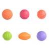 6Pcs Baby Round Geometric Hand Grasp Squeezable Texture Sensory Ball Puzzle Toy