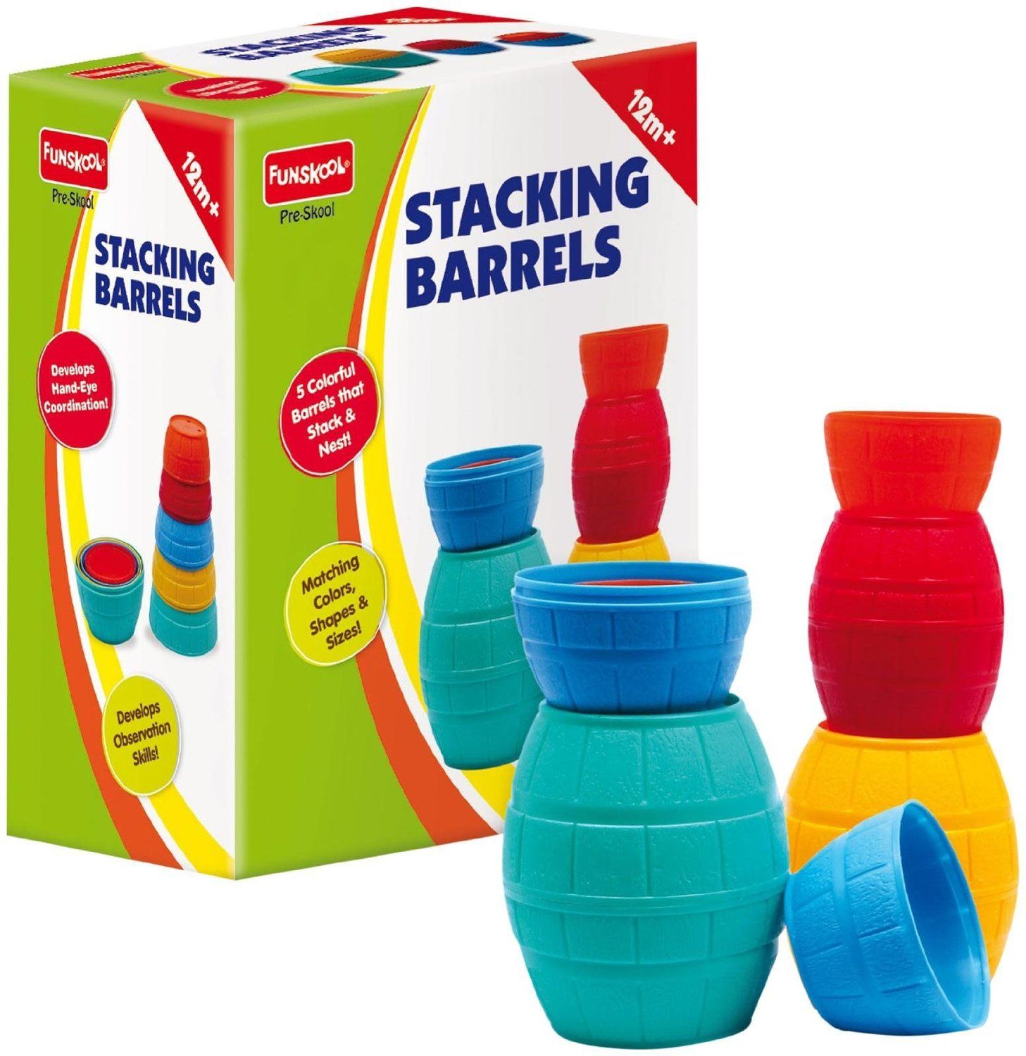 STACKING BARRELS FUNSKOOL