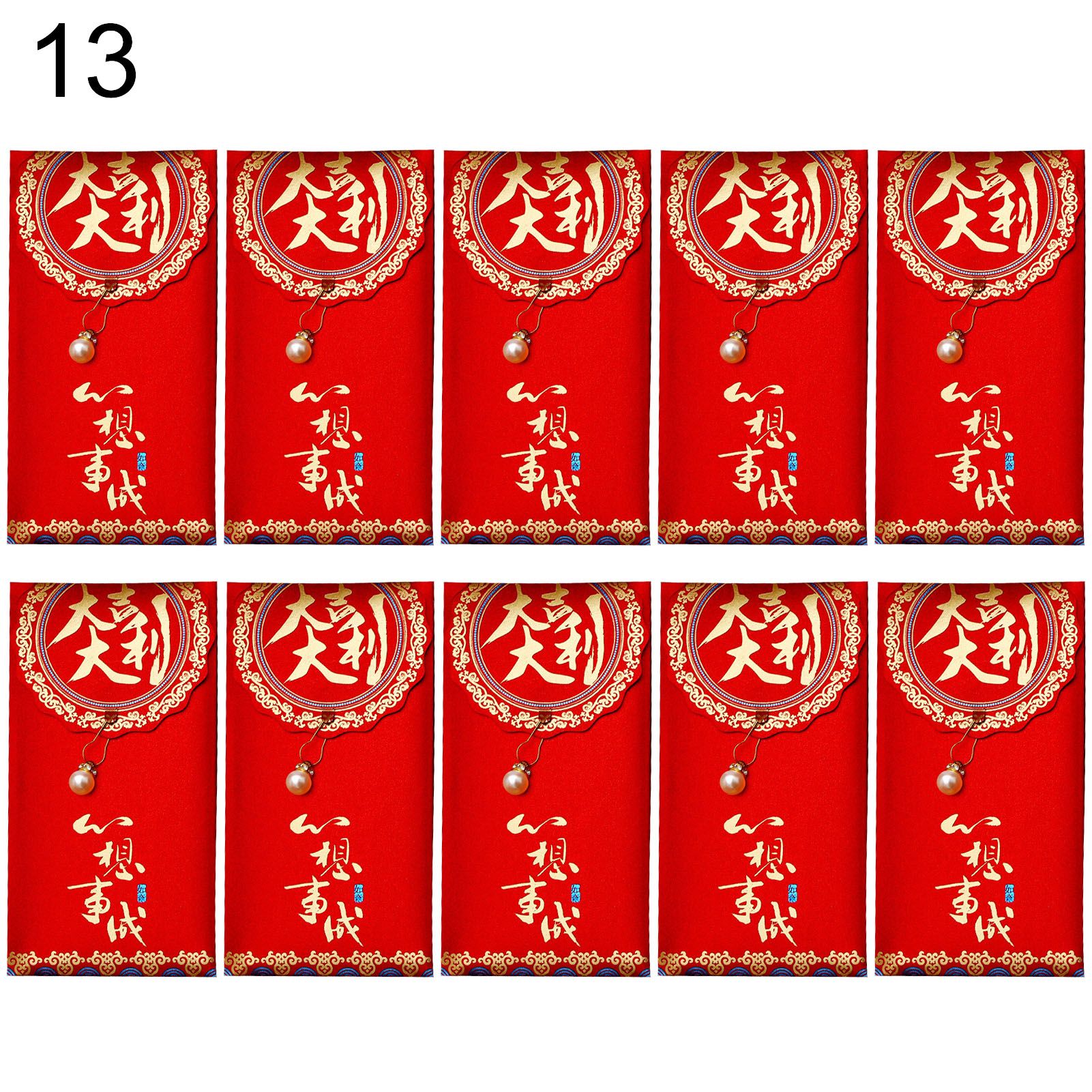 Red Pocket Eye-catching Decorative Tassel Money Red Envelope