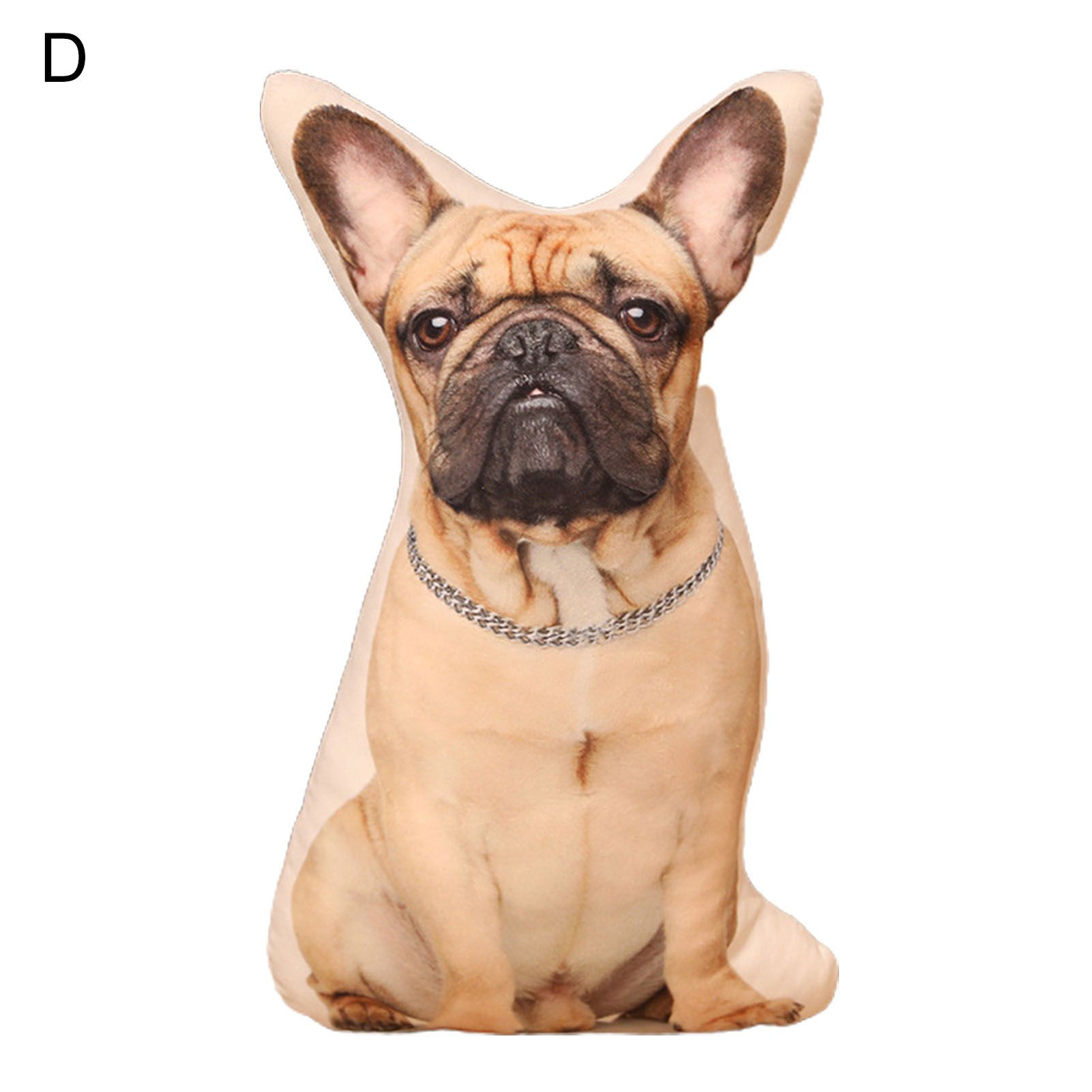 Stuffed Toy Simulated Finely Stitched Anti-deform Dog Cat Stuffed Toy Pillow for Home Ornament