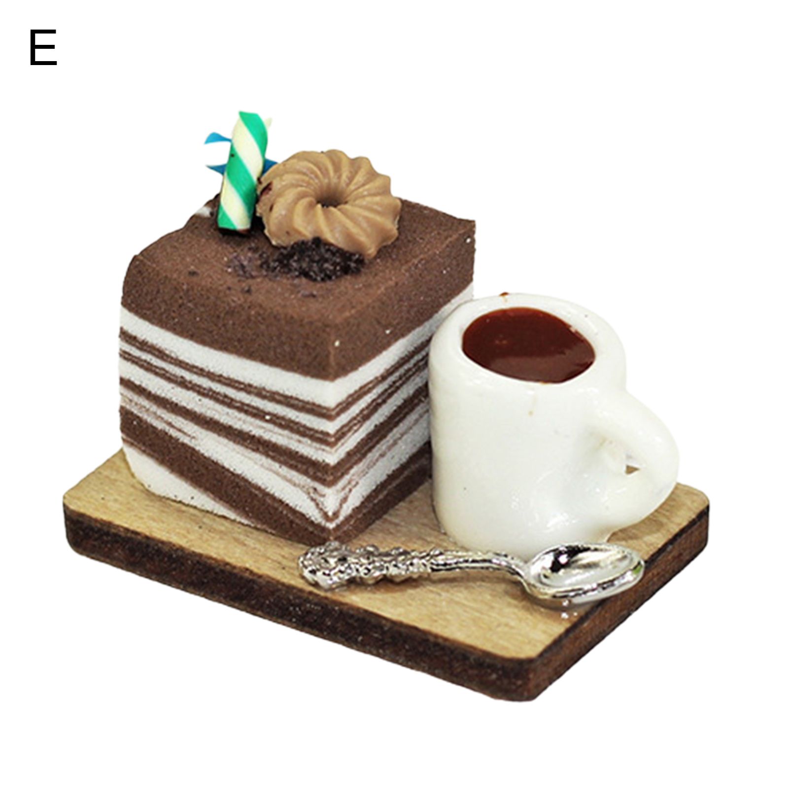 Dollhouse Kitchen Scene Mini Sponge Mousse Cake Decor Model Toy DIY Crafts Gift