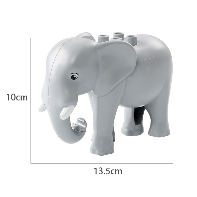 Animal Model Figures Blocks Base Plates Accessories Compatible DIY Building Blocks Sets Toys for Children Gift