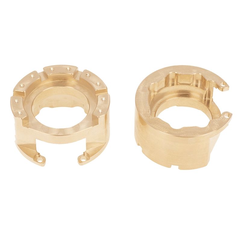 2PCS 76G/Pc TRX4 Brass Counterweight Balance Weight Portal Drive Housing for 1:10 RC Crawler Traxxas TRX-4 TRX-6 Parts