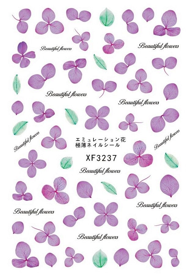 3D Nail Art Sticker est Avocado Strawberry Flower Nail Decals Adhesive Sticker for Design Manicure Letter Salon Decorations