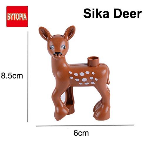 Big Size Animals Cat Dog Dinosaur Blocks Farm Zoo Kids Blocks Accessories Blocks Toy For Girl Boy
