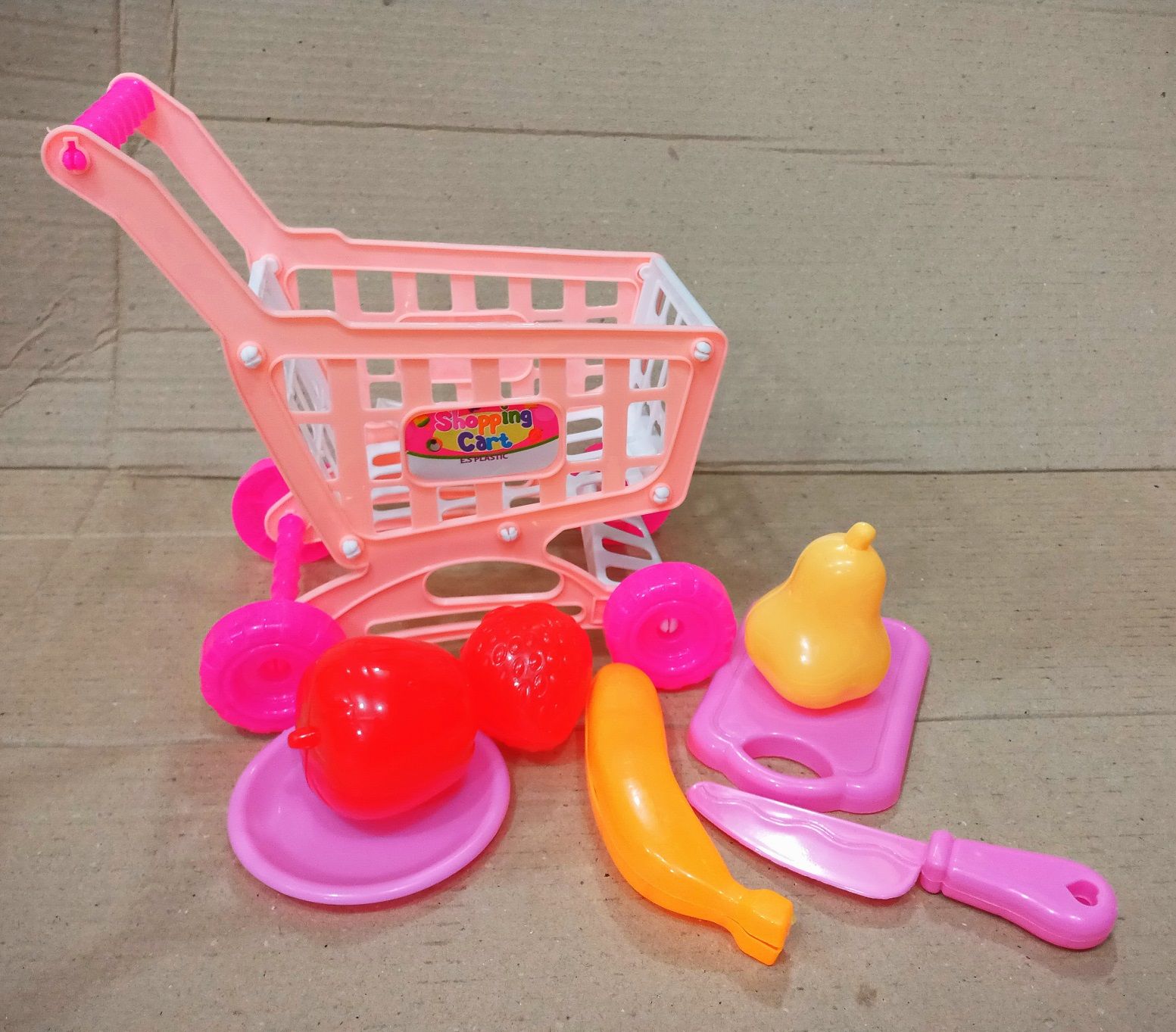 Fruit Trolly/Busket Toy Set for Kid