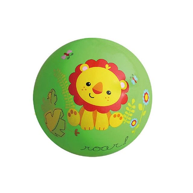 Cartoon Animal Soft Inflatable Grasp Play Ball Basketball Kindergarten Outdoor Baby Body Coordination Training Toys For Children