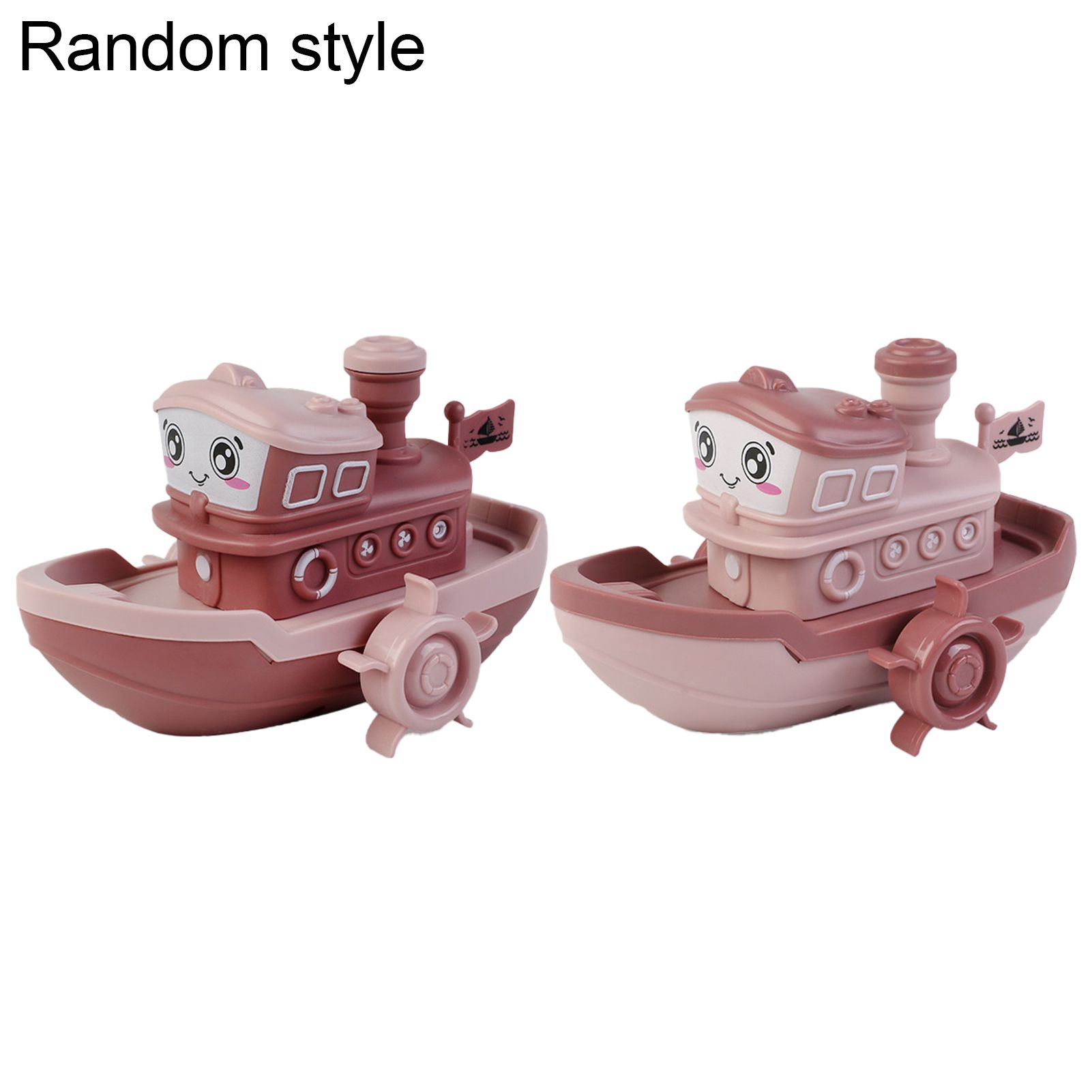 Bath Speed Boat Rounded Edges Clockwork Toys Baby Bathing Speed Ship