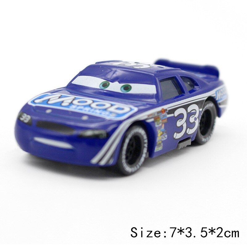 Disney Pixar Cars 2 3 Figures Lightning McQueen The King Jackson Storm Mater 1:55 Diecast Metal Alloy Model Car Kid Gift Boy Toy