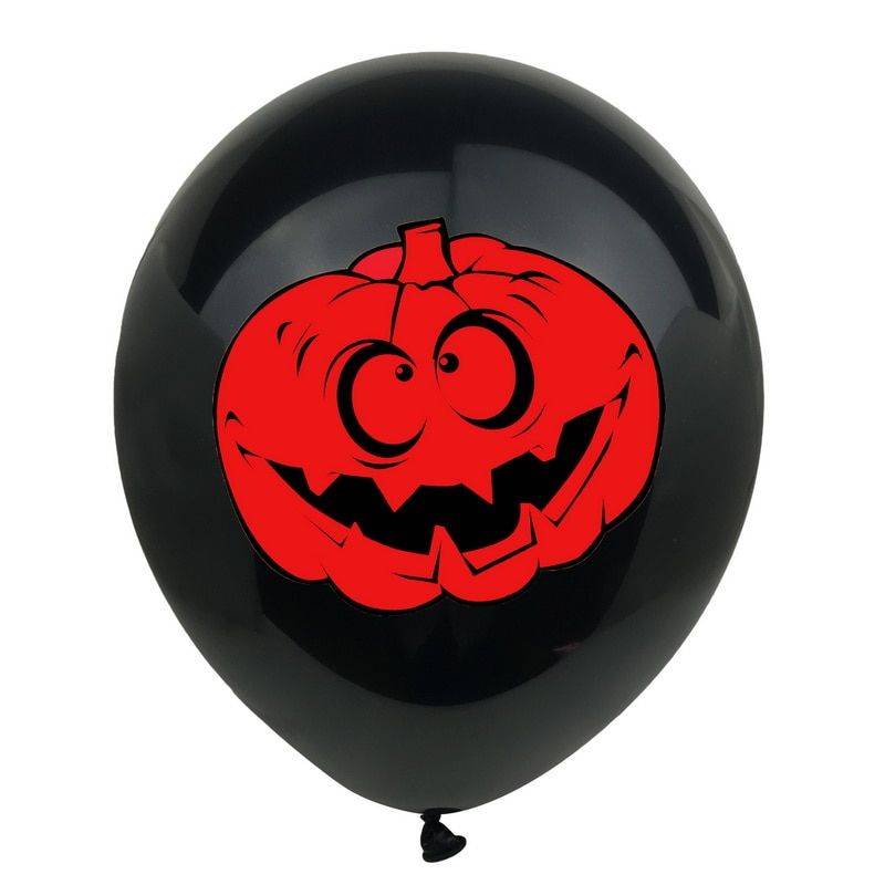 Halloween Latex Balloon Bat Pumpkin Ghost Face Blood Handprint Witch Party Decoration