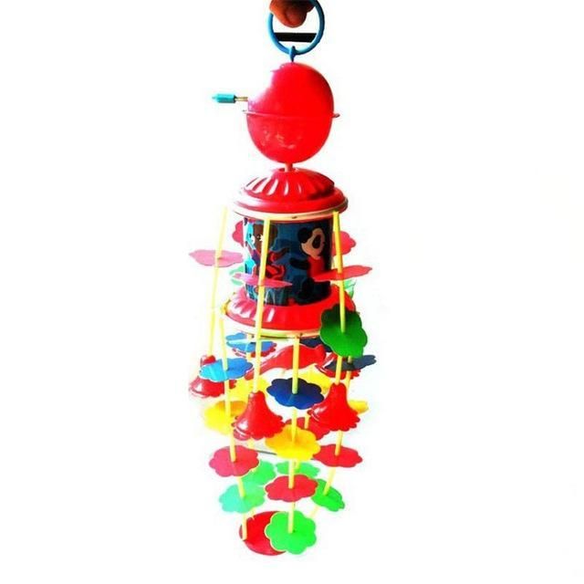 Bell Rotating Bed For Kids - Multi-Color