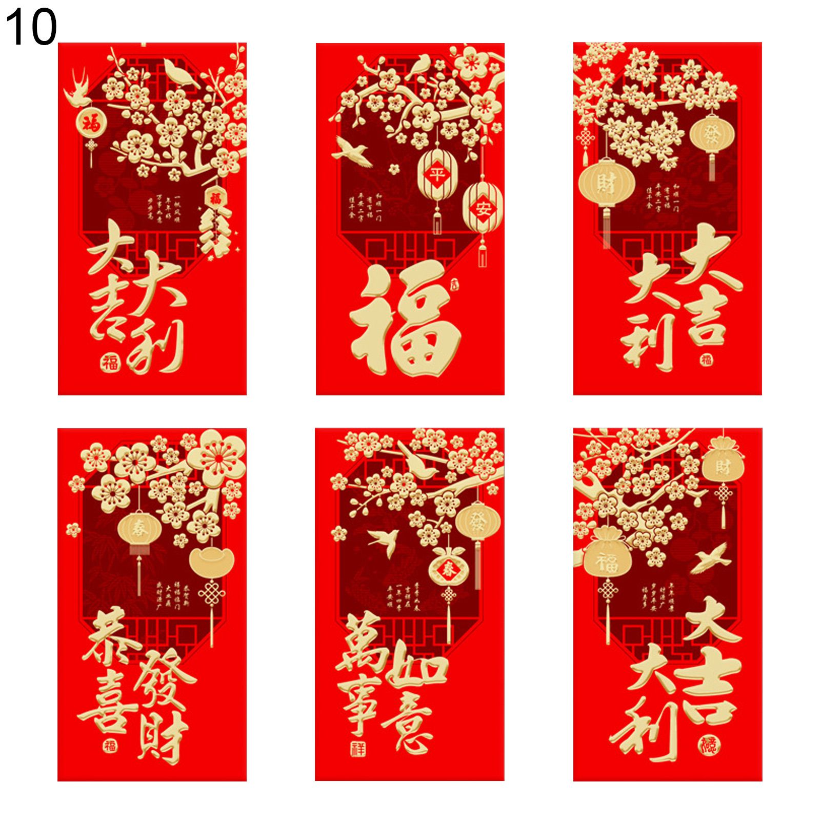 Lucky Money Bag Eye-catching Propitious Festive Touch Red Pocket