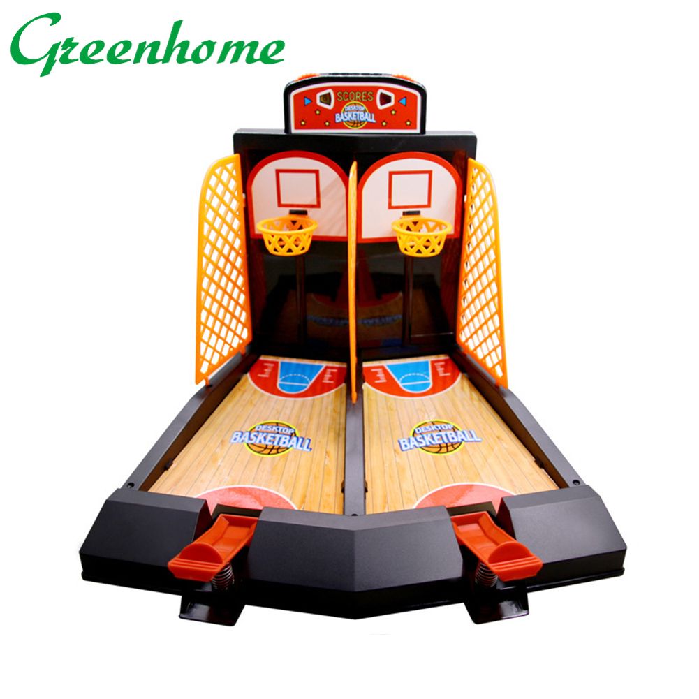 Greenhome Mini Basketball Table Play Toys Kit Family Sport Game Home Basket Balls Gift