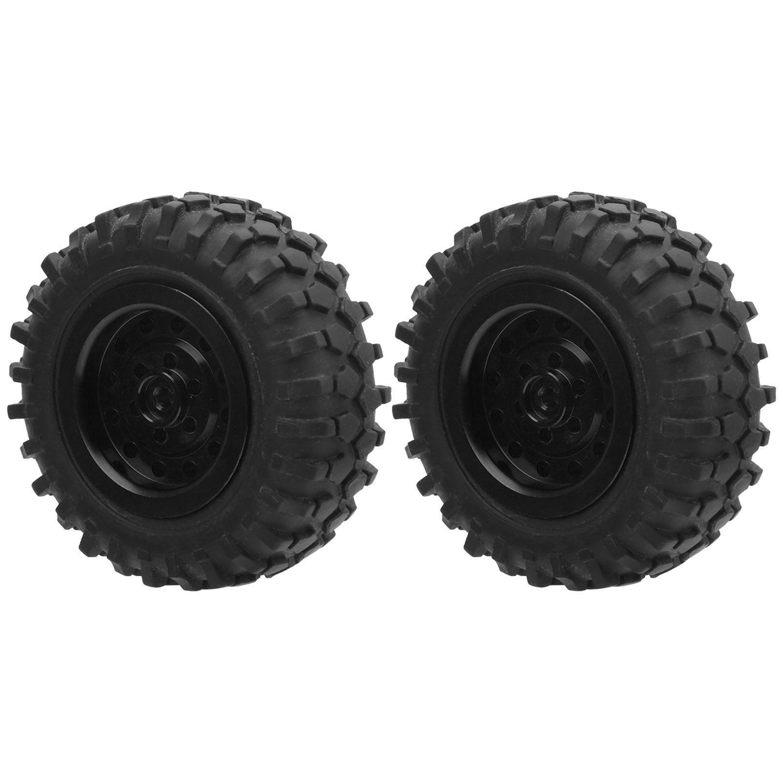RC Truck Rims Anti‑Skid Tires Practical Environmentally Friendly High Abrasion Resistance with Sponge Lining for WPL