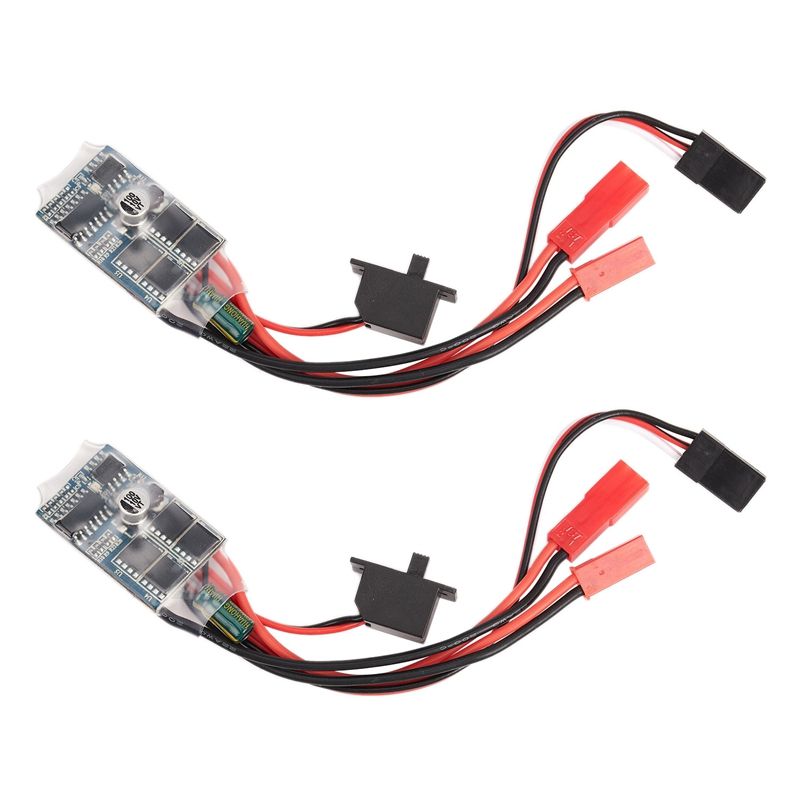 2X Synthetic 30A Mini Brushed ESC Brush Electronic Speed Controller for RC Car