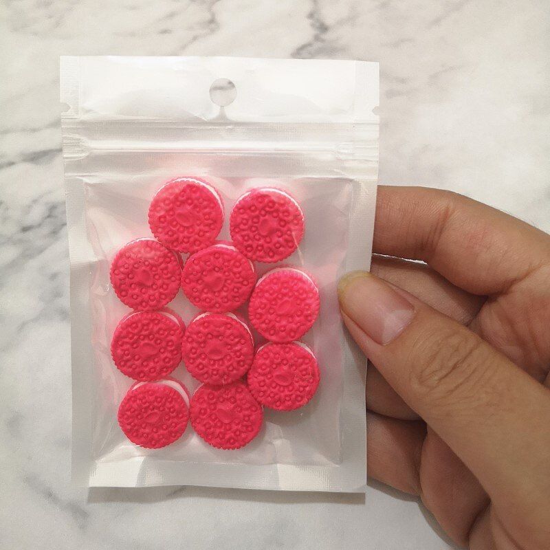 10pcs/lot Chocolate Chip Cookies DIY Slime Supplies Accessories For Slime Filler Miniature Resin Kids Gift