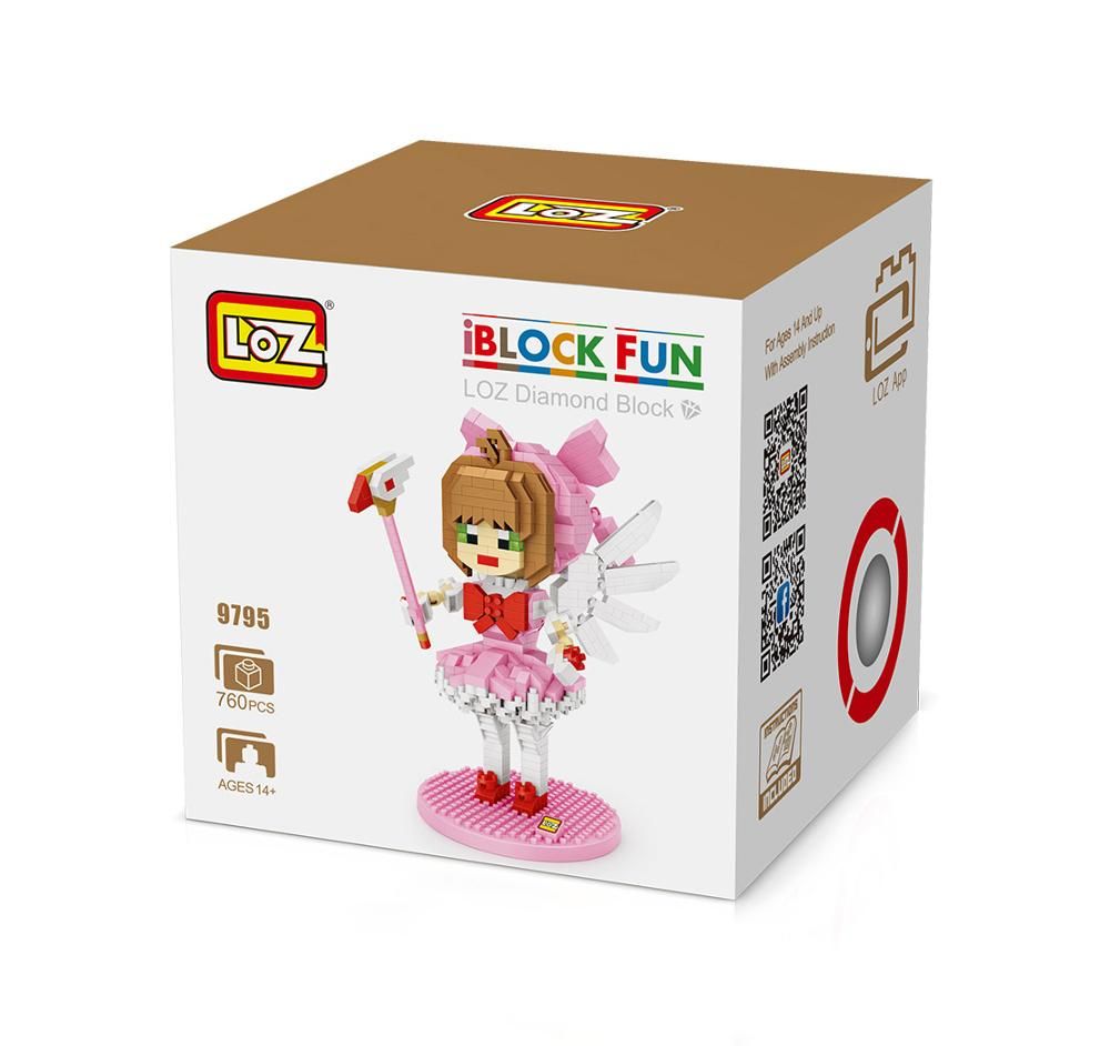 2018 New Allive LOZ Mini Blocks Cartoon Building Bricks for Kids Toy  Conan Naz Sakura Model Children Educational Gifts