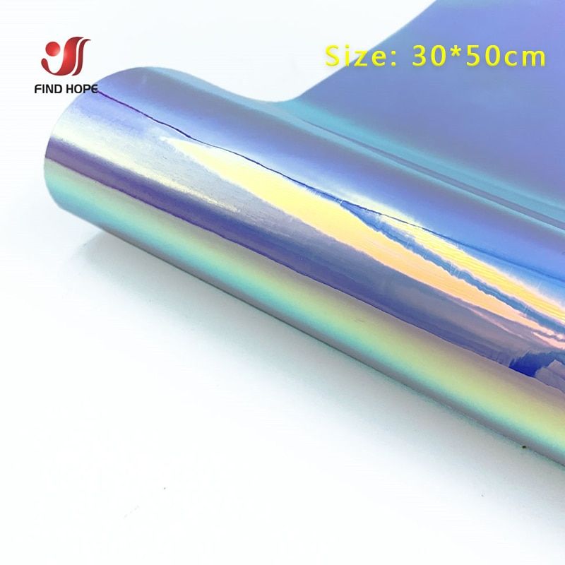 Holographic Opal Vinyl Permanent Craft Adhesive Vinyl Various Effect Sticker Cup/Wall Decor for Cricut Xmas