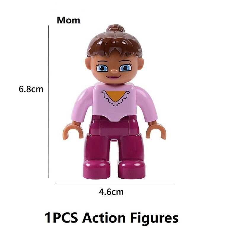 Big Size Building Blocks Accessories Compatible with DIY Block Parts Figure Building Maze Race Run Track Kids Toy Gifts