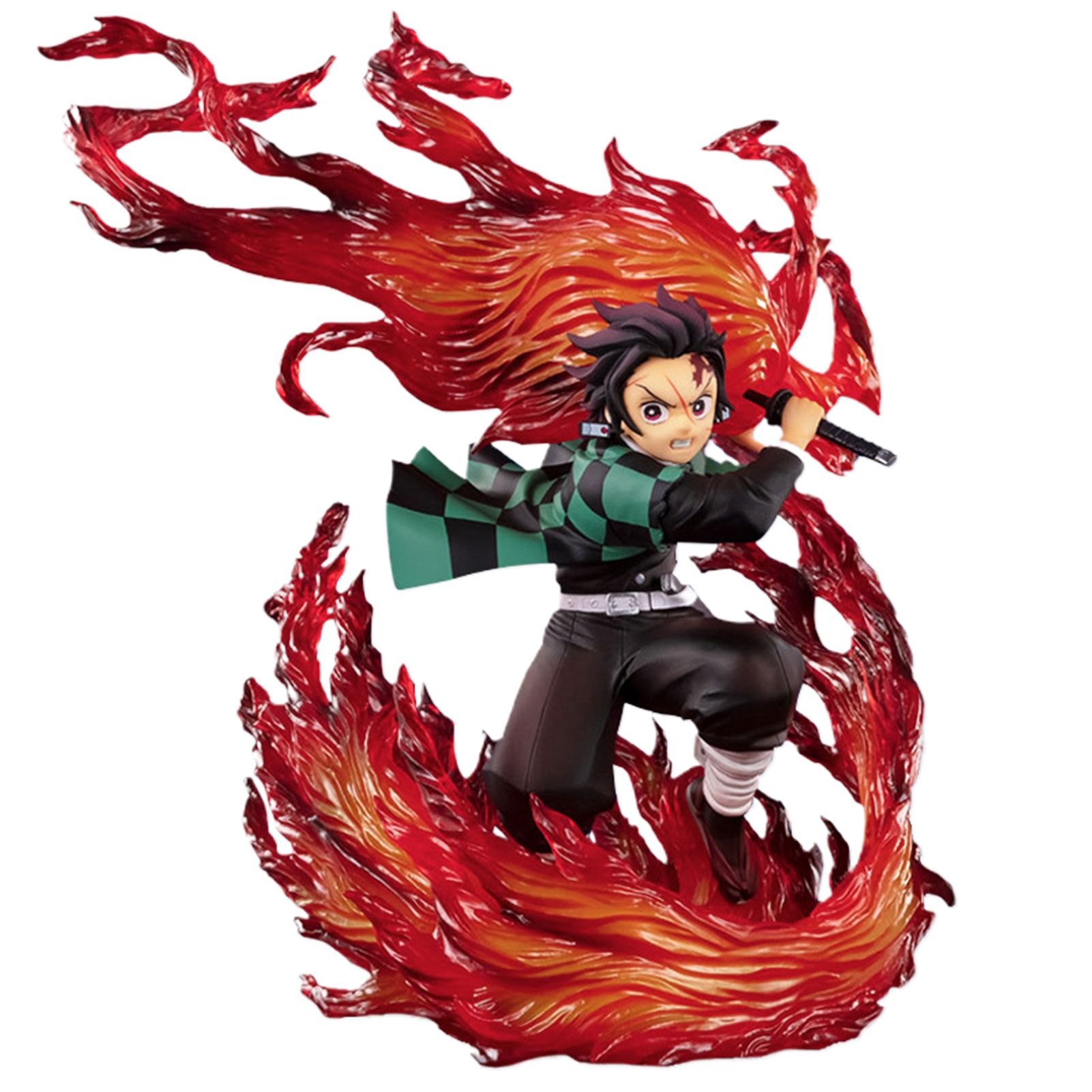Model Toy Anime Demon Slayer Action Kamado Tanjirou Figure PVC Cartoon Mini Display Mold for Children
