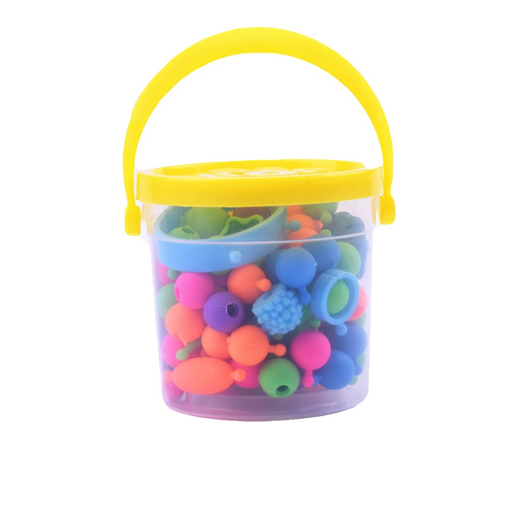 70/260Pcs Children Gift Count Snap P-op Art Craft DIY Jewelry St-ring Making Beads