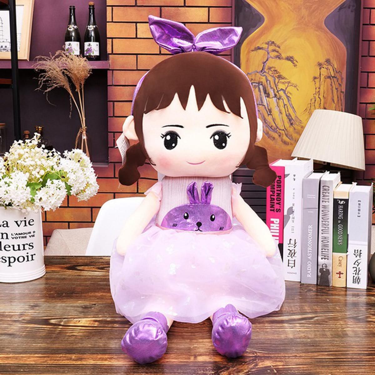 Butterfly Candy Rag Doll Plush Soft Toy for Girl Birthday Gift