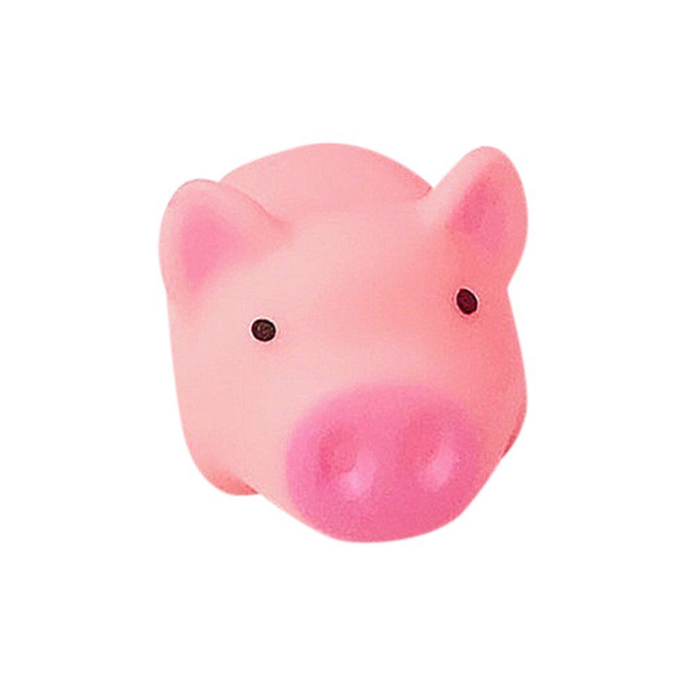 Cartoon Soft Cute Pink Pig Tricking Children Toys Venting Pig Squeezing Toy-Pink