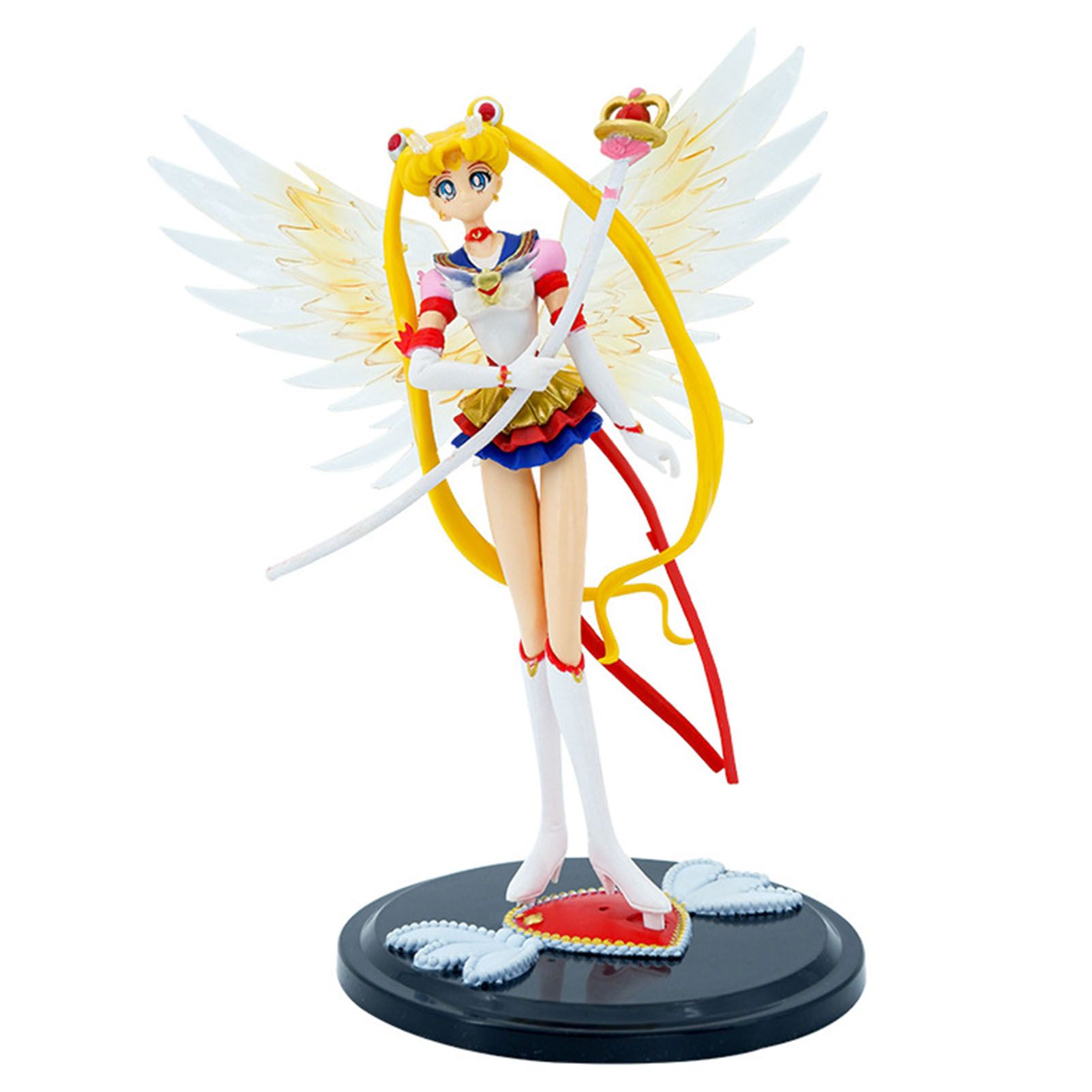 Sailor Moon Decoration Eco-friendly Cute Sailor Moon Cake Topper Figures Toy Set
