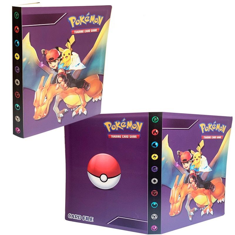 240Pcs Pokemon card collection album album Japanese cartoon toy card collector toy holder Pokemon card album book gift