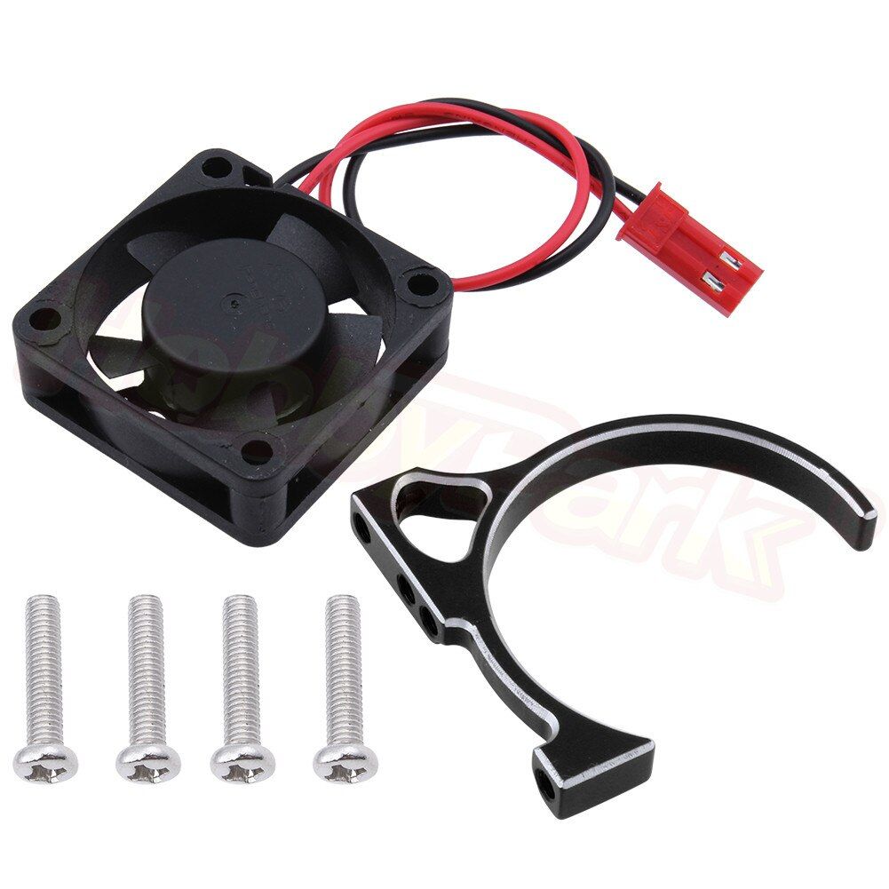 3650 540 550 Motor Heatsink with Cooling Fan DC 5V Electric Engine Parts for 1/10 1/8 RC Model Cars Truck Buggy Hobby