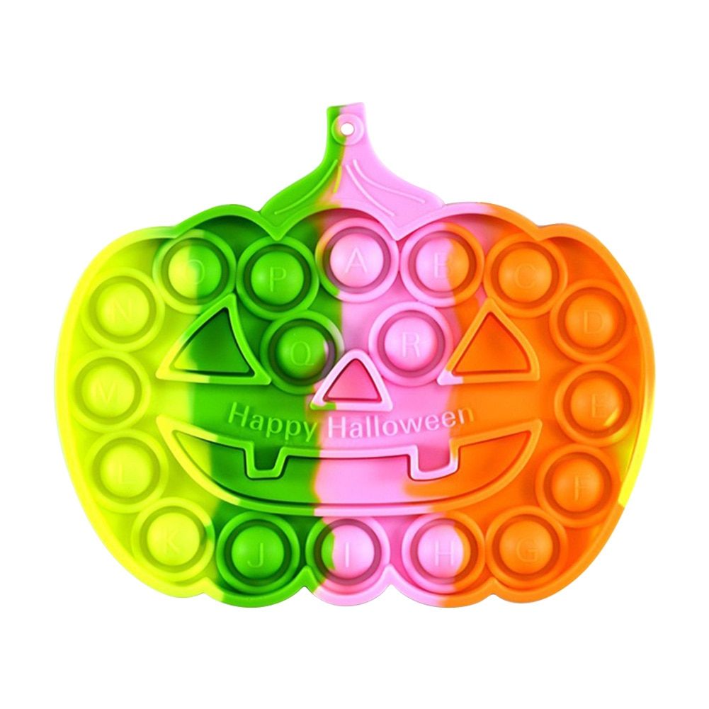 Ice Cream Bubble Toy Rainbow Fidget Antistress Toy Push Bubble Fidget Sensory Toys Kids  Autism Stress Reliever Squeeze Toy