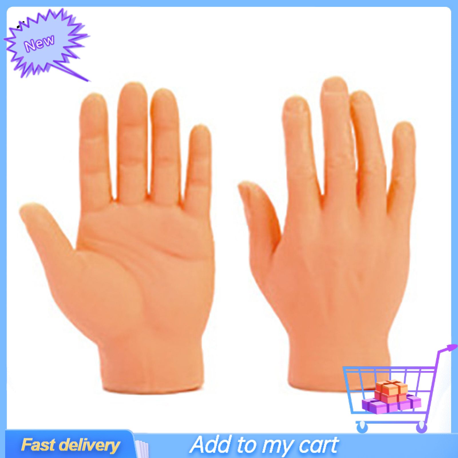 2/10Pcs Nail Finger Cover  Halloween Party Prop Creative Prank Toy