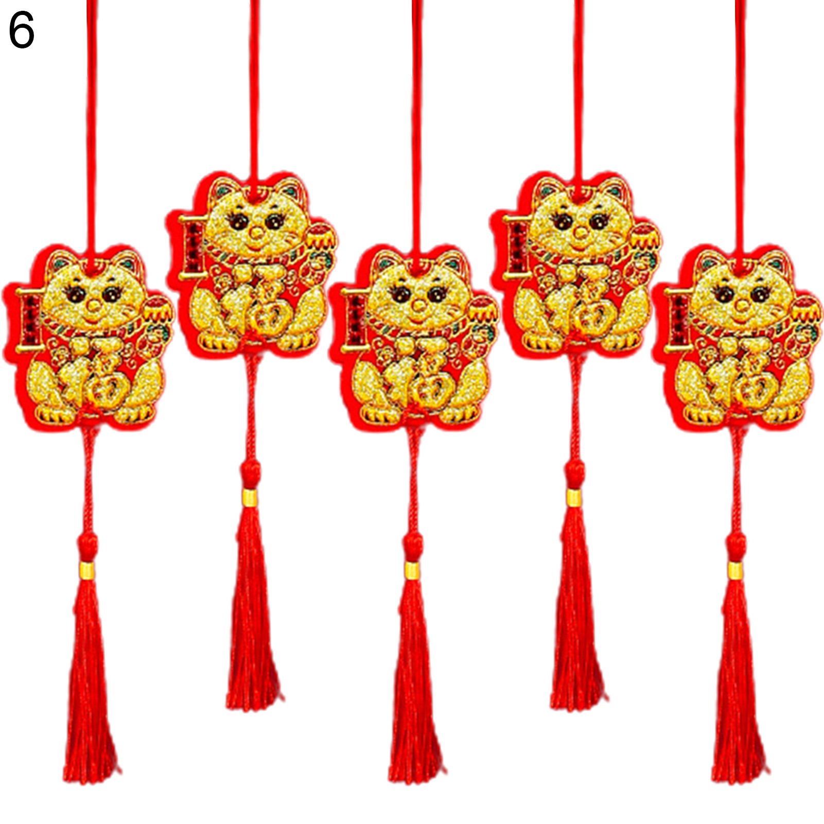 New Year Pendants Hot Stamping Lucky Chinese New Year Pendants