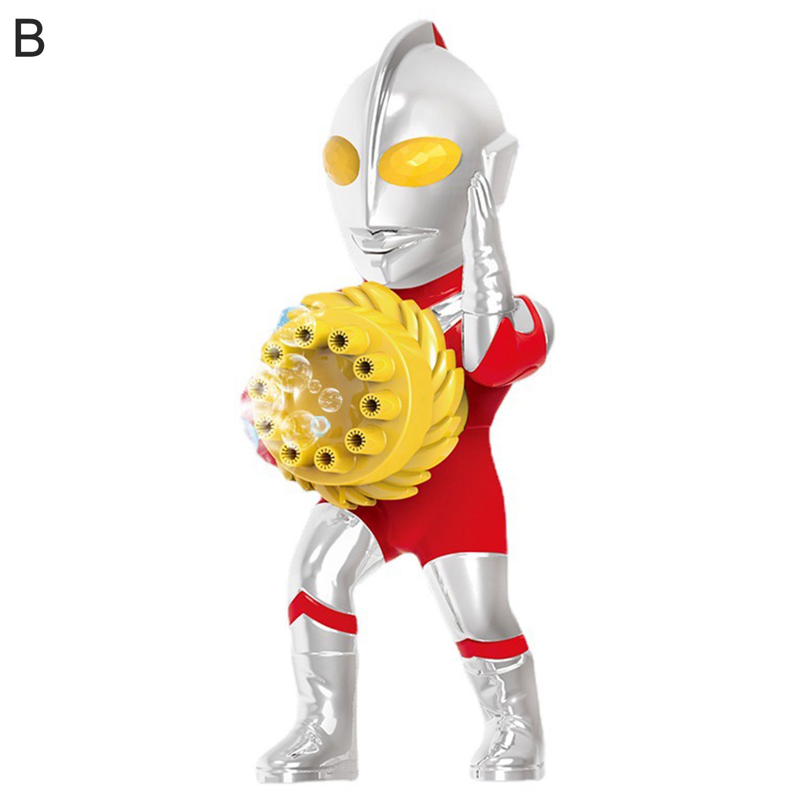 Bubble Machine Multifunctional Universal Plastic Ultraman Ten Hole Bubble Machine for Outdoor 