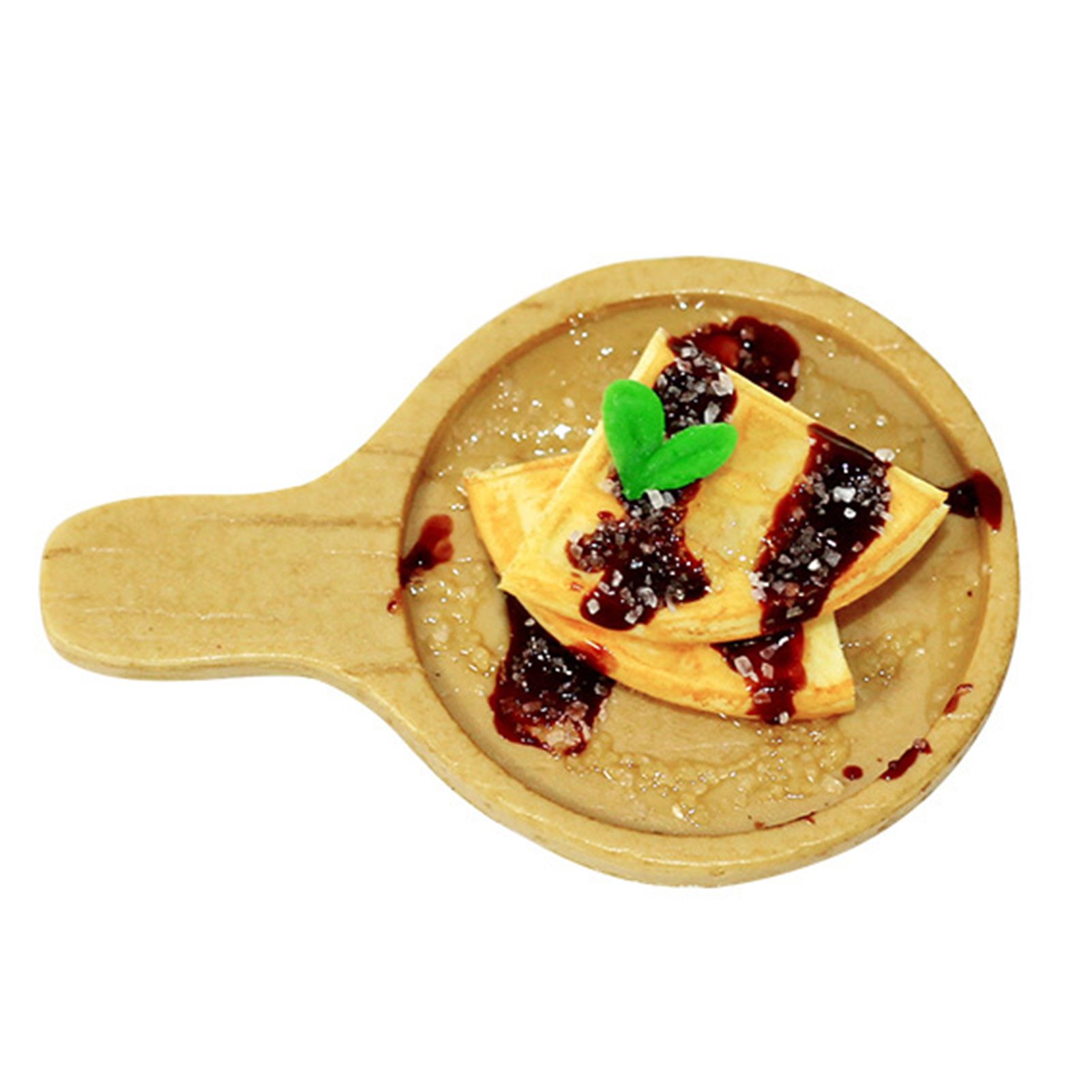Mini Waffle Model Toy Pretend Play Dessert Food for 1/12 Doll House Accessory