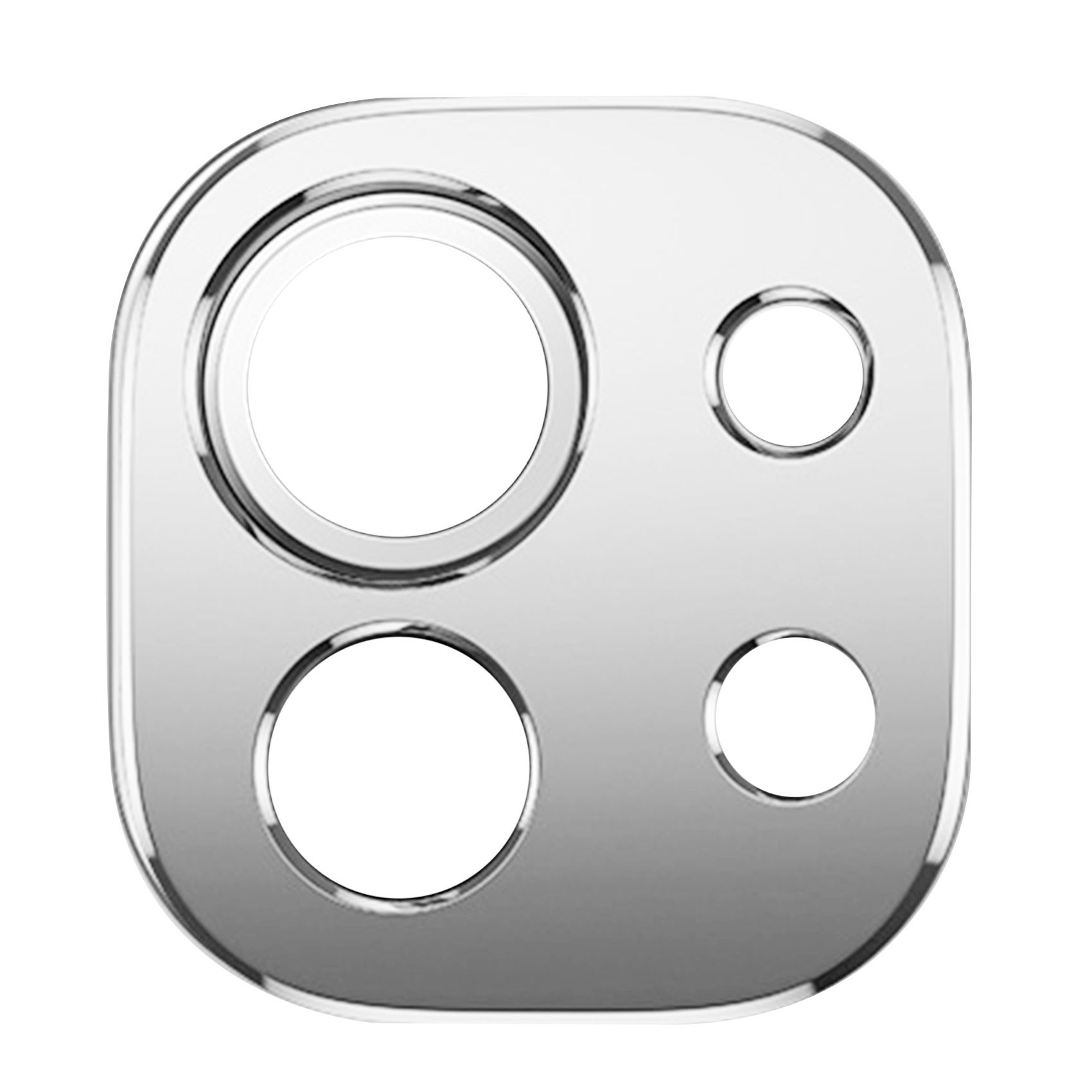 Silver Back Camera Lens Screen Protector for Xiaomi 11 Aluminum Alloy Ring Film for Xiaomi Mi 11 Lens Cover Case