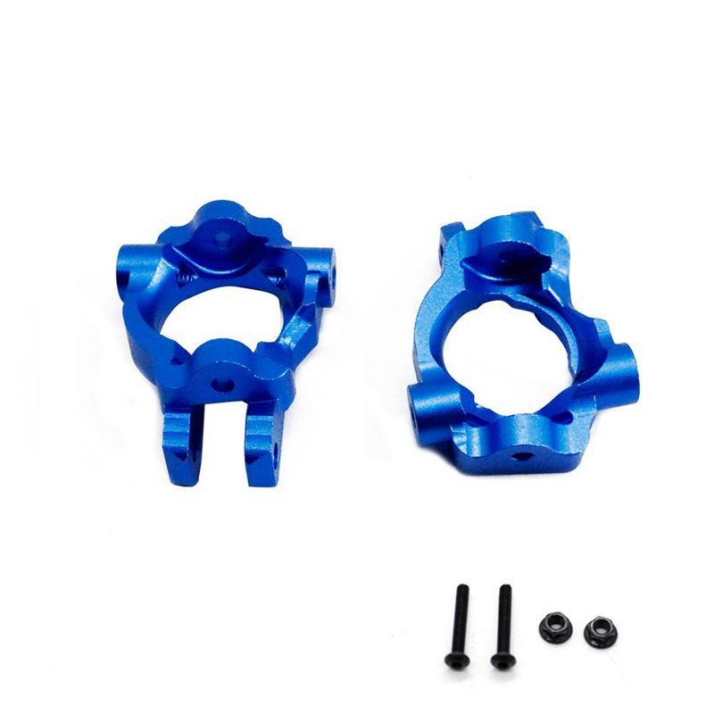 2Pcs Metal Front C-Hubs Caster Blocks Spindle Carrier for Losi Lasernut U4 4WD 1/10 RC Car Upgrade Parts Accessories