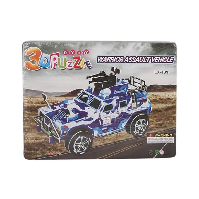 Plastic 3D Puzzle For Kids - Blue
