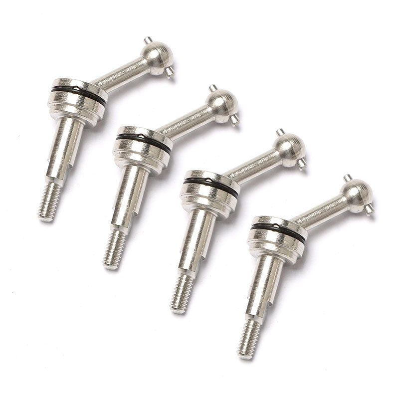 4Pcs 2mm Extended Metal CVD Universal Joint Shaft Transssion for Wls K969 K979 K989 P929 1/28 RC Car Upgrade Parts