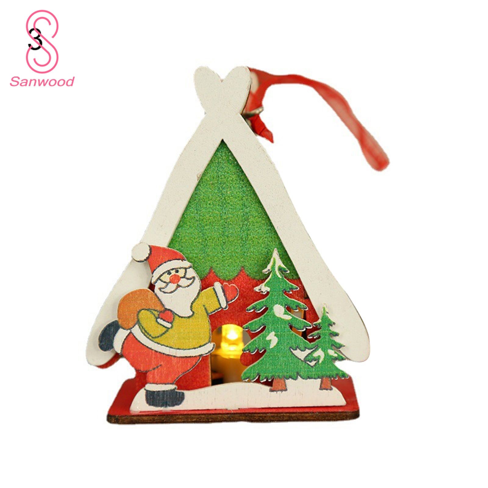 Cabin Model Anti-fade LED Light Decoration Christmas Cabin